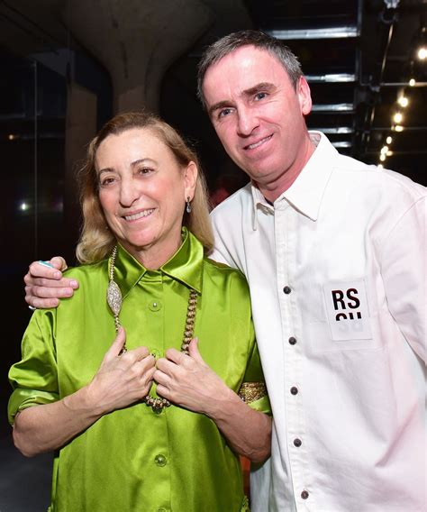 prada creative director|miuccia prada and raf simons.